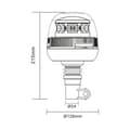Miniatyrbild 3 av 3: Glödlampa för bil Goodyear PLUS GY 203WL 150 ml 24 W Roterande