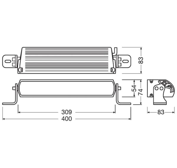 Osram LED-hjelpelys 12/24V FX250-SP