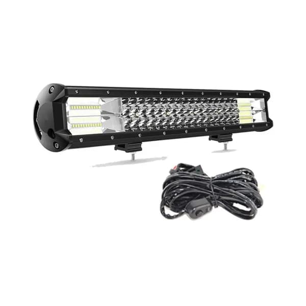 LED Ljuslist, 288W Effekt, 15 000 Lumen,Vit med Wire-kit