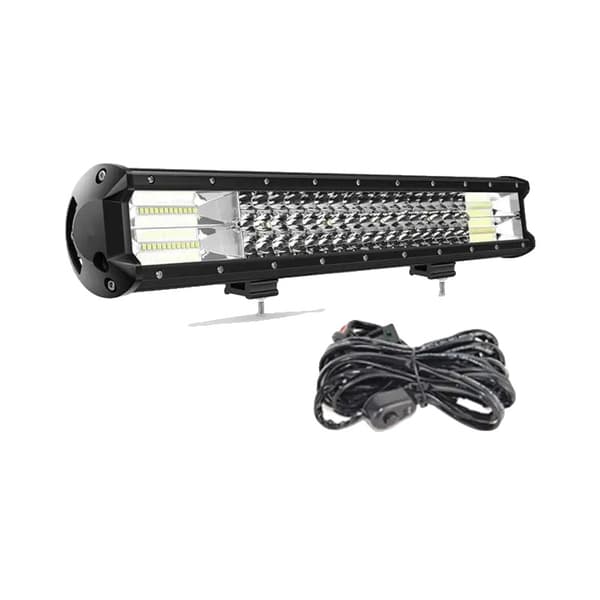 LED Ljuslist, 288W Effekt, 15 000 Lumen,Vit med Wire-kit