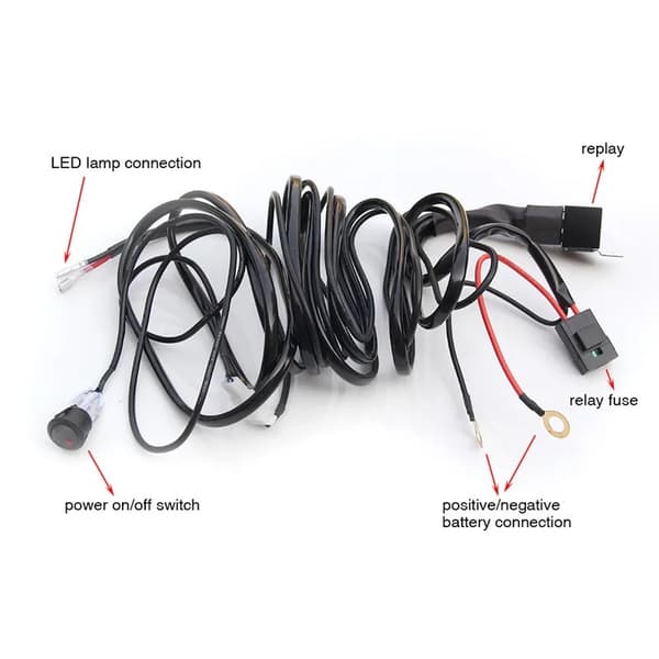 LED Arbejdslampe, 100W Effekt, 12000 Lumen,3M Vandtæt Ledning