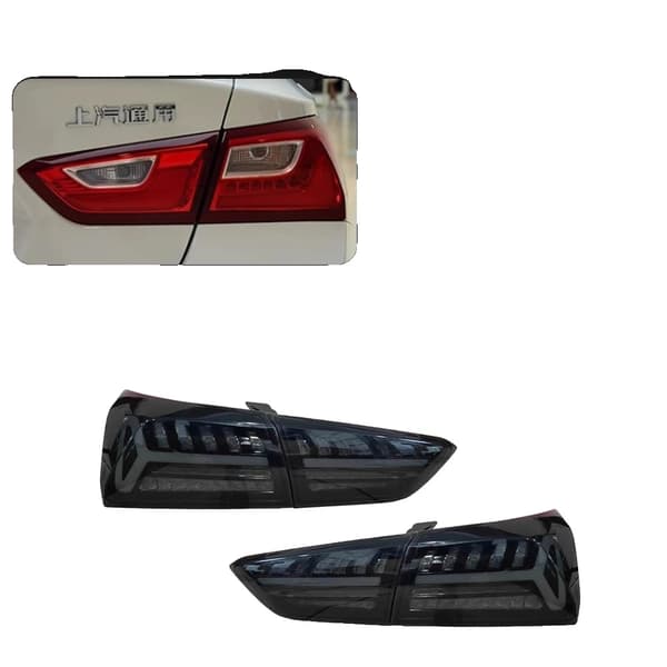 Bil LED Baglygter, Kompatibel med Chevrolet Malibu XL, Holdbart PP Materiale,RØD Sort
