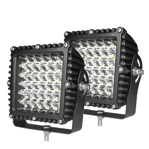6 tuuman maasto Spot LED -valaisin, 100W teho, 12510 lumenia,2 kpl Spot-valoja