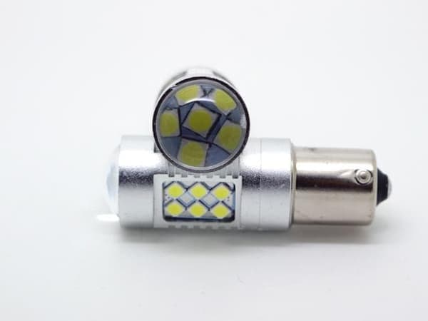 Ba15s 6000K Canbus led lampor bromsljus backljus 1156 p21w
