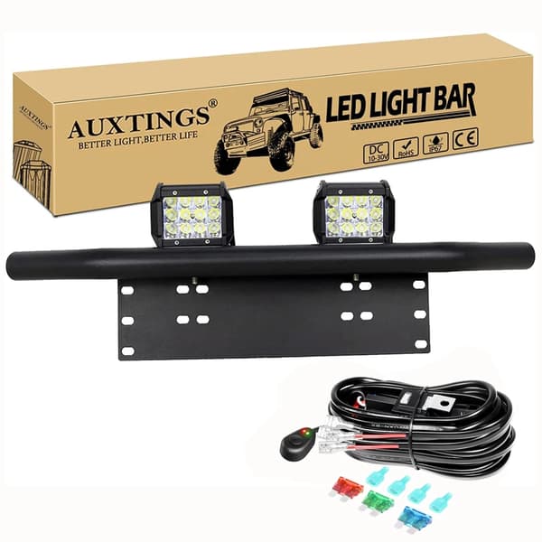 LED Lysbar, 36W-72W Effekt, Vandtæt IP67,4i 2X36W Ledning