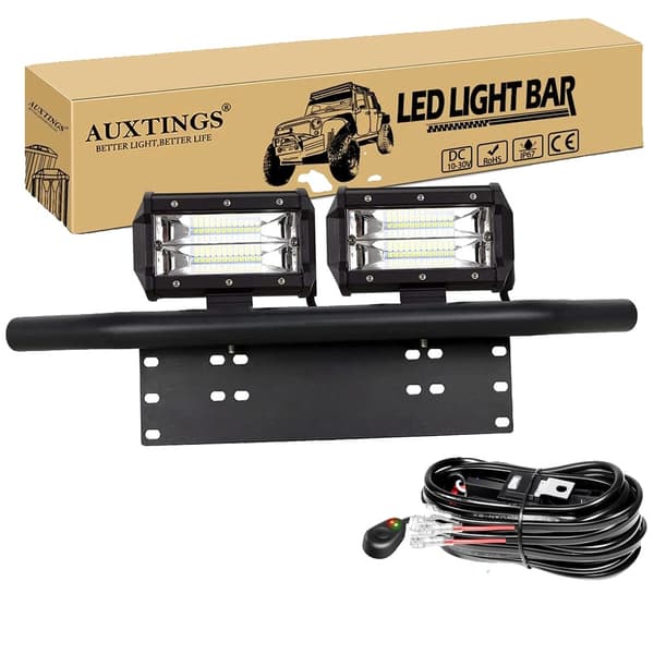 LED Lysbar, 36W-72W Effekt, Vandtæt IP67,4i 2X36W Ledning