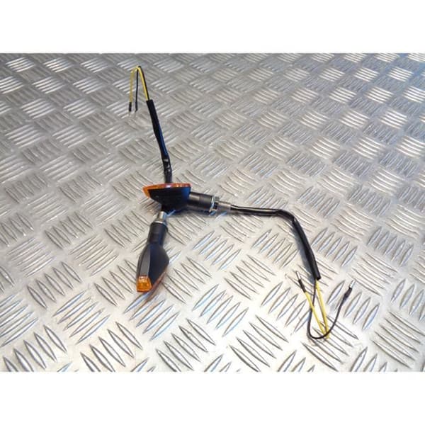 2 x blinkande ljus 14 led 12v universell anpassningsbar för motorcykel skoter quad ...