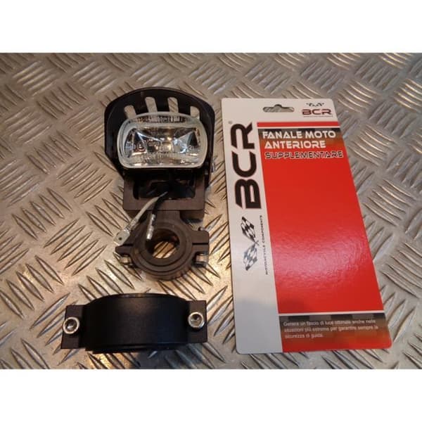 extra strålkastare frambelysning h3 glödlampa 12V - 55W motorcykel skotercykelrör 25 till 48mm universell anpassningsbar bcr