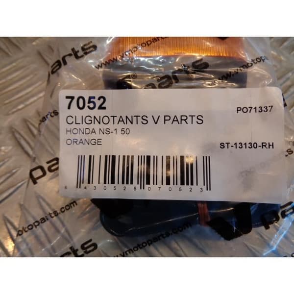fram höger blinkers motorcykel honda 50 ns-1 nsr 1983 - 1997 v delar ST-13130-RH bihr 7052