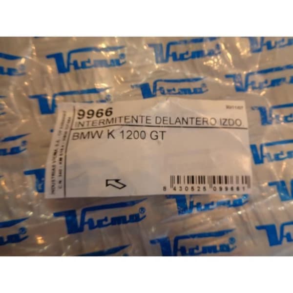 vänster fram blinkers v-delar original typ orange motorcykel bmw k 1200 1300 gt bihr 9966