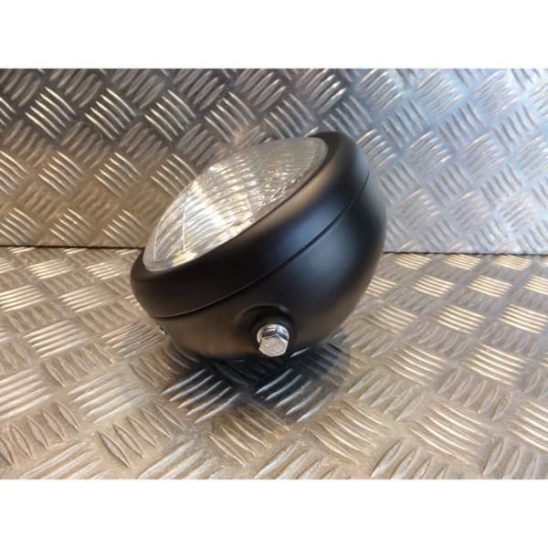 universell svart metall strålkastare motorcykel scrambler bobber anpassad chopper café racer neo klassisk ...