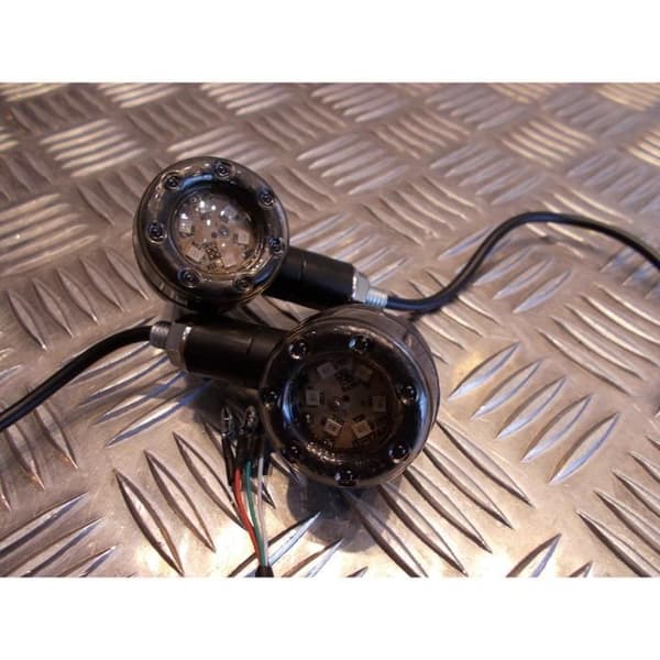 set 2 x blinkande 13 led universell anpassningsbar motorcykel skoter fyrhjuling ....