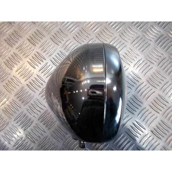 strålkastare metall krom universal dubbel full led motorcykel bobber anpassad chopper café racer scrambler neo klassisk retro