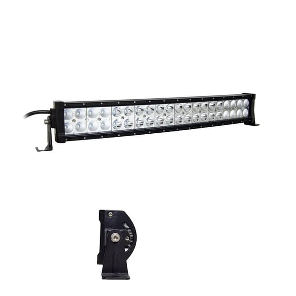 Kurvad LED-ljusramp, 120W till 300W effektalternativ, IP67 vattentålig,32 tum utan trådar-kit