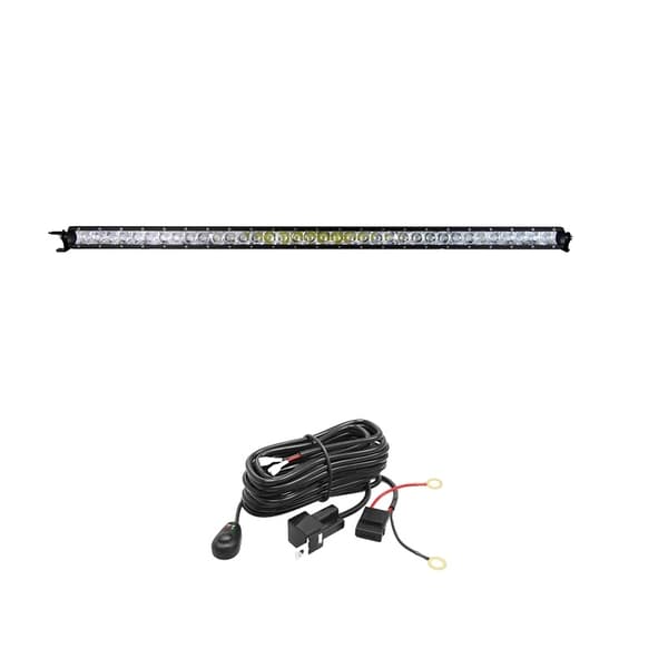 Super Single Row LED Lygtebar, 120W & 180W Muligheder, Vandtæt IP67,26 tommer 120W med ledning
