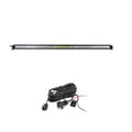 Miniatyrbillede 1 af 2: Super Single Row LED Lygtebar, 120W & 180W Muligheder, Vandtæt IP67,26 tommer 120W med ledning
