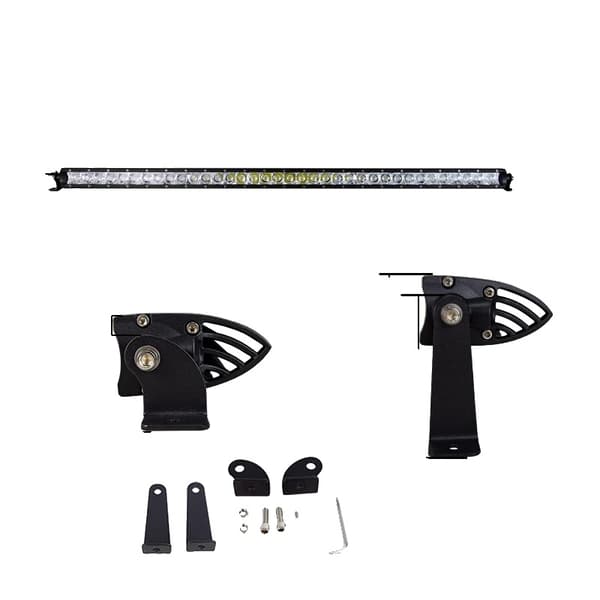 Super Single Row LED Lygtebar, 120W & 180W Muligheder, Vandtæt IP67,26 tommer 120W med ledning