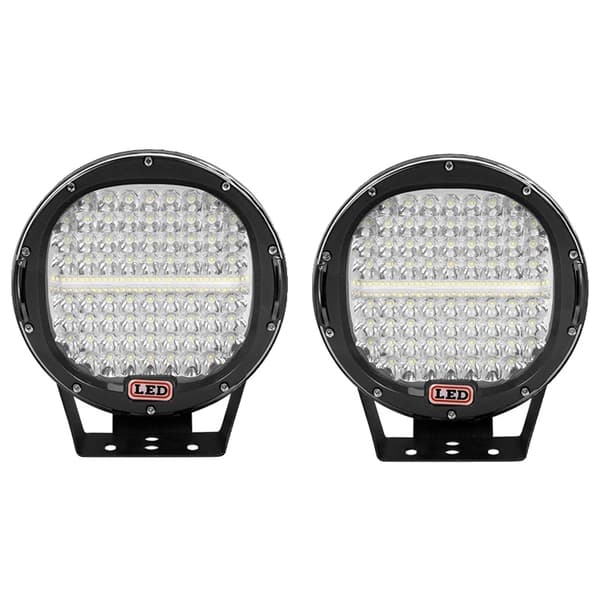 LED Arbetslampor, 294W Ljusstyrka, Vattentålig IP67,2 stycken svart 2PCS Black