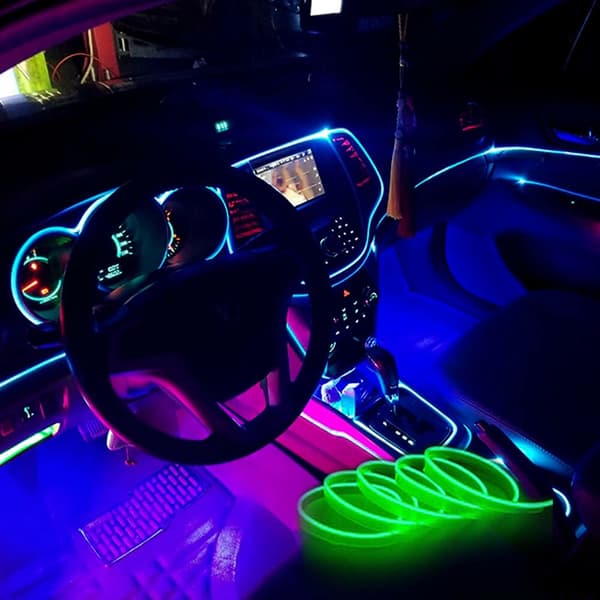 Neon-valolistat OCC Motorsport 3 m Valokuitu