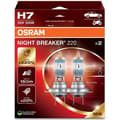 Miniatyrbild 1 av 4: OSRAM NIGHT BREAKER 220 H7 HALOGEN Glödlampa för bil 2 st.