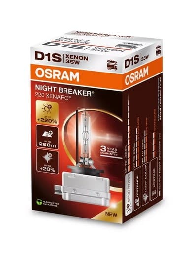 OSRAM D1S XENARC NIGHT BREAKER 220 - 3 års garanti