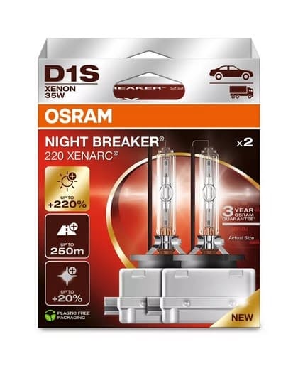 OSRAM D1S XENARC NIGHT BREAKER 220 - 3 års garanti