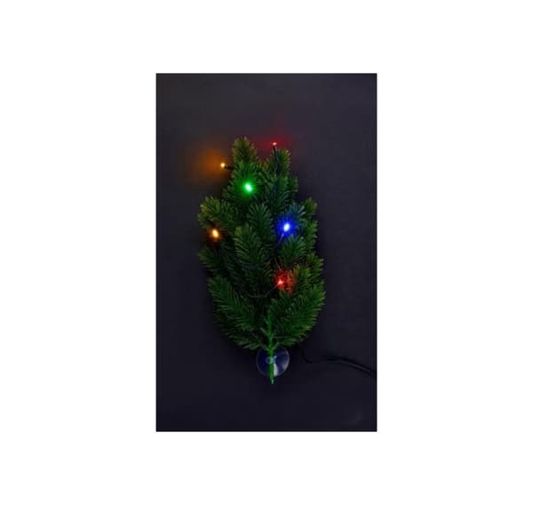 Julgran led 12V USB strömförsörjning, sugkoppsfäste