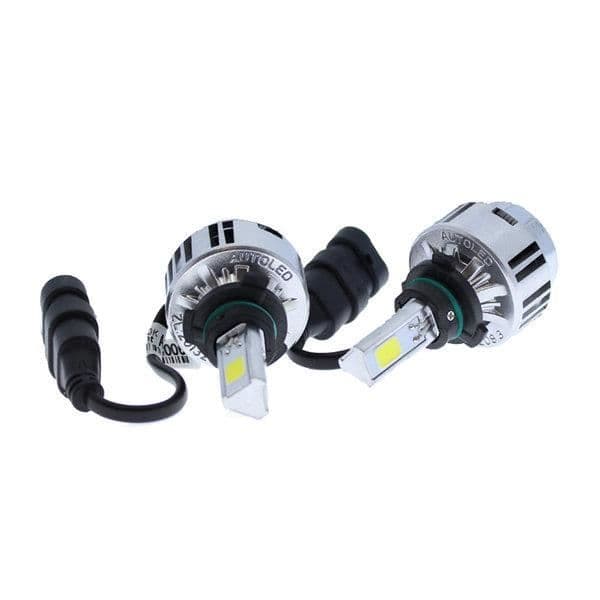 Yatek 9006 LED bil- och motorcykelljus, 12V, Carrefour, 36 W, 3300 lumen, 6000 K, innehåller fläkt och kylfläns