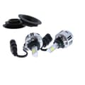 Miniatyrbild 1 av 4: Yatek 9006 LED bil- och motorcykelljus, 12V, Carrefour, 36 W, 3300 lumen, 6000 K, innehåller fläkt och kylfläns