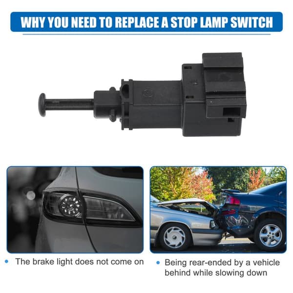 Bromsljusbrytare X AUTOHAUX stoppljus för Audi A3 2003-2012 för VW Golf V Hatchback 2003-2008 för SKODA Fabia 1999-2014