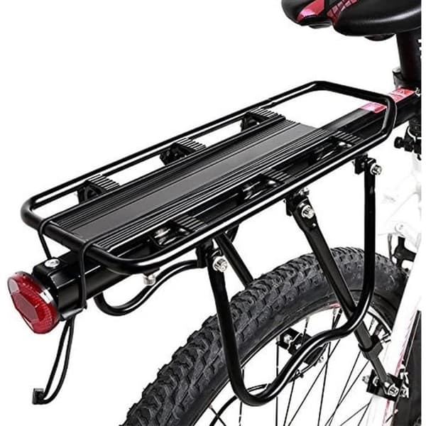 Universellt justerbart cykelställ-Fotstock-stöd -med reflektor- svart
