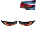Miniatyrbillede 1 af 2: Baglygter til Mazda 6 Atenza, Klar LED-belysning, Holdbart PP-materiale,Sort