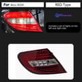 Miniatyrbillede 2 af 2: LED Baglygter til Benz W204, Rød Farve, 35w Effekt,Rød