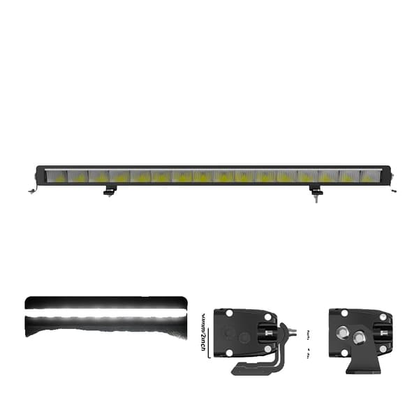 LED-ljusramp, 3500K / 6500K färgtemperatur, kombinerad stråle,32 tum