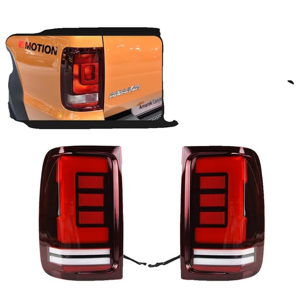 AKD Bakljus, ABS-material, 12V Spänning,RÖD