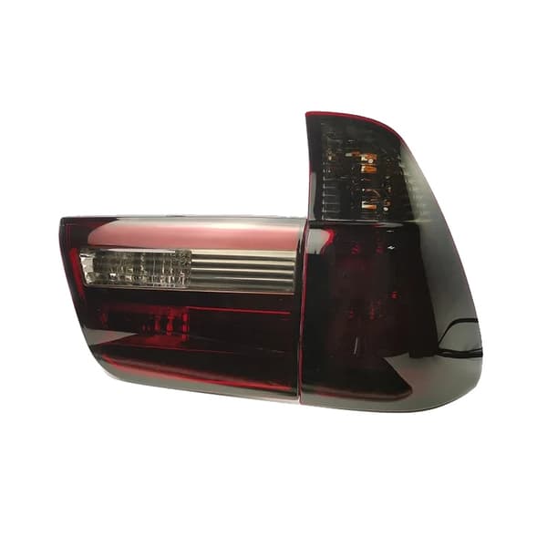 BMW X5 E53 Baglygter, LED Lysstyrke, Holdbar ABS Konstruktionsmateriale,Rød