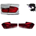 Miniatyrbillede 1 af 2: LED Baglygtesamling til BMW F30/F35, Dynamisk Signal Lampe, Alt-LED Design,Rød