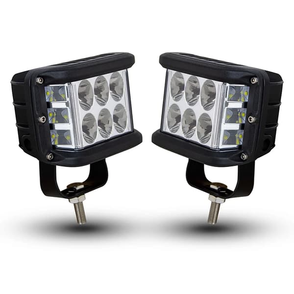 LED Arbejdslys, 60W Effekt, IP67 Vandtæt,2 stk hvid