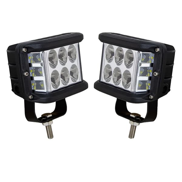 LED Arbejdslys, 60W Effekt, IP67 Vandtæt,2 stk hvid
