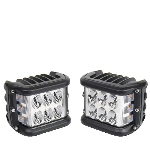 LED Työvalo, 60W Teho, IP67 Vesitiivis,2 kpl Amber White