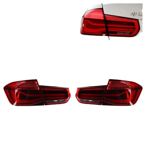 Bakljusmontering för BMW F30 F35, ABS-konstruktion, 4 delar ingår,för 2016-2019 red, 4 st