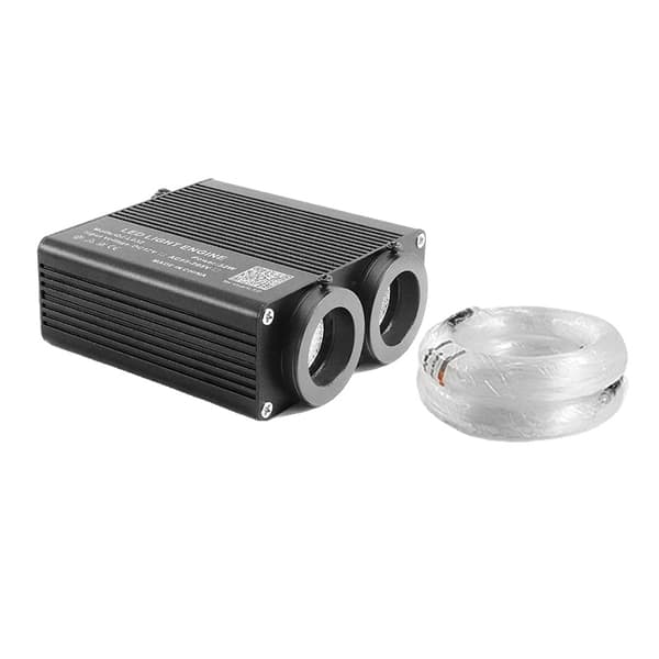 Bil Stjernehimmel Lys, Dual-Hoved Kontrol, App & RF Fjernbetjening,Blandet 1030 pcs 4m, Bilstik og EU -stik