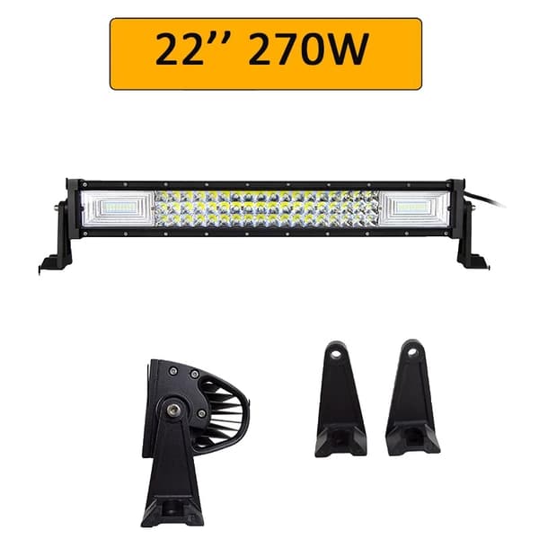 LED-ljusramp, 270W/405W/540W/675W alternativ, vattentät IP67,270W utan ledningar