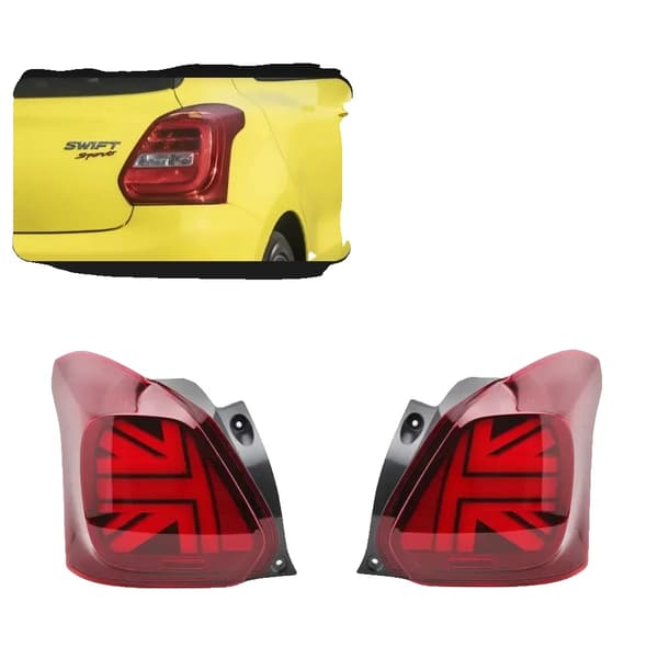Bakljus för Suzuki Swift, LED-belysning, dynamiska blinkers,Red One Set