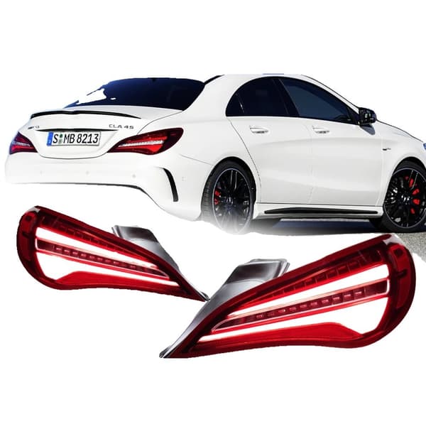 AKD Takavalot Mercedes-Benz CLA200:lle, LED-teknologia, Helppo asennus,Alkuperäinen LED