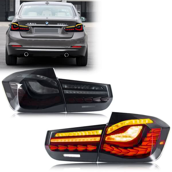 LED-takavalot BMW 3-sarjalle, sekventiaalinen vilkku, helppo asennus, vedenkestävä muotoilu