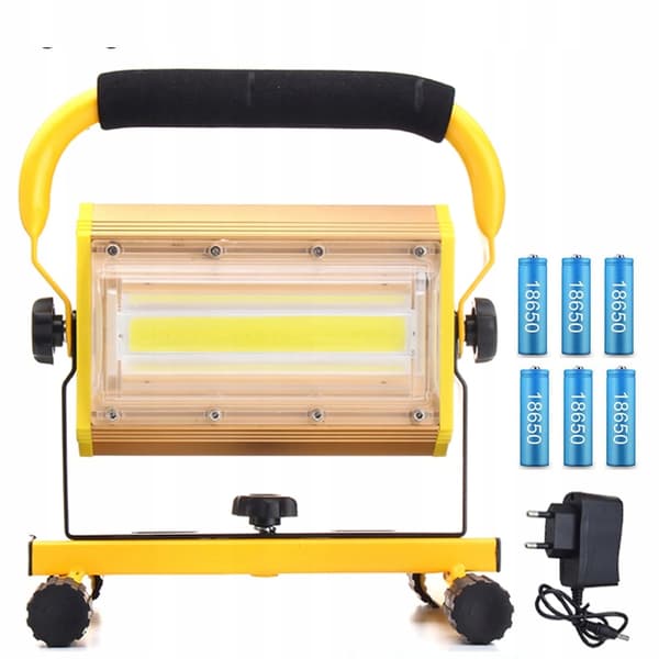 HALOGEN LED BÆRBAR BATTERILAMPE 100W
