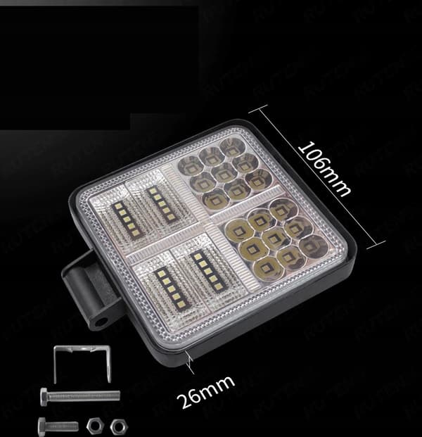 LED-TYÖLAMPPU 11m 177W 12 24V CREE PITKÄ KANTA TRAKTORIIN