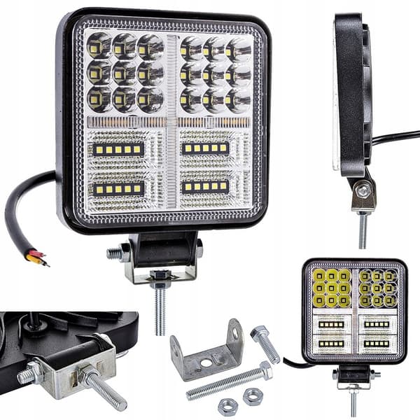 LED-TYÖLAMPPU 11m 177W 12 24V CREE PITKÄ KANTA TRAKTORIIN