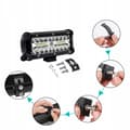 Miniatyrbild 11 av 11: ARBETSLAMPA FÖR LASTbil LED-BAR 17cm 120W 12 24V CREE LÅNGRIKTIGHET